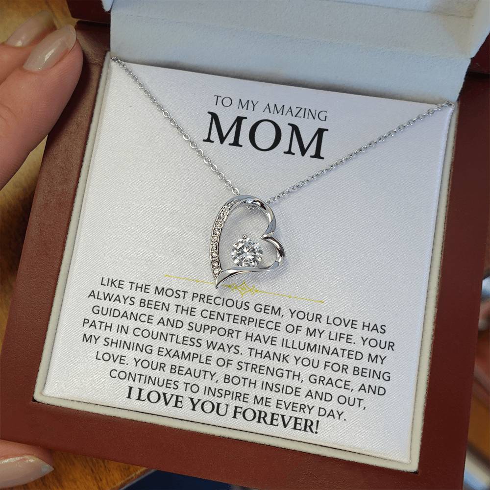 Heart Necklace - To My Amazing Mom