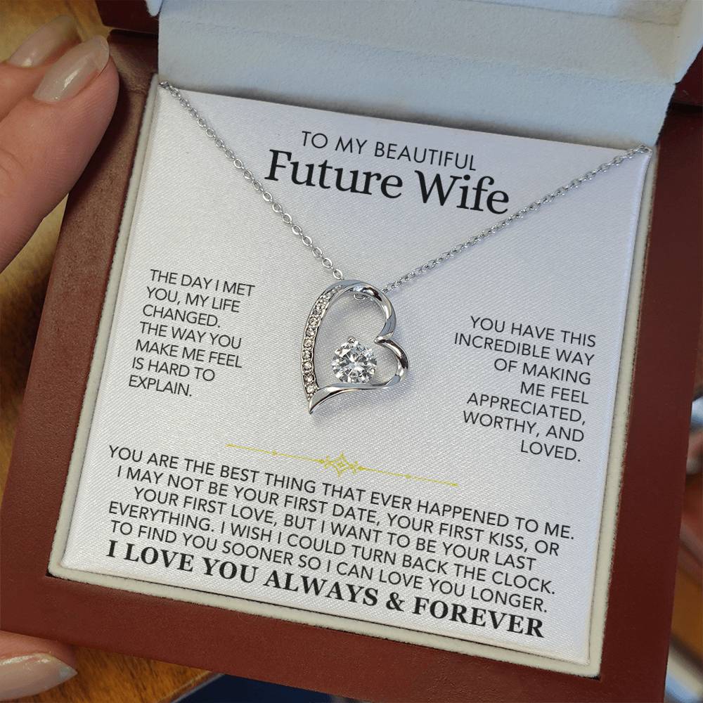 Heart Necklace - To My Future Wife