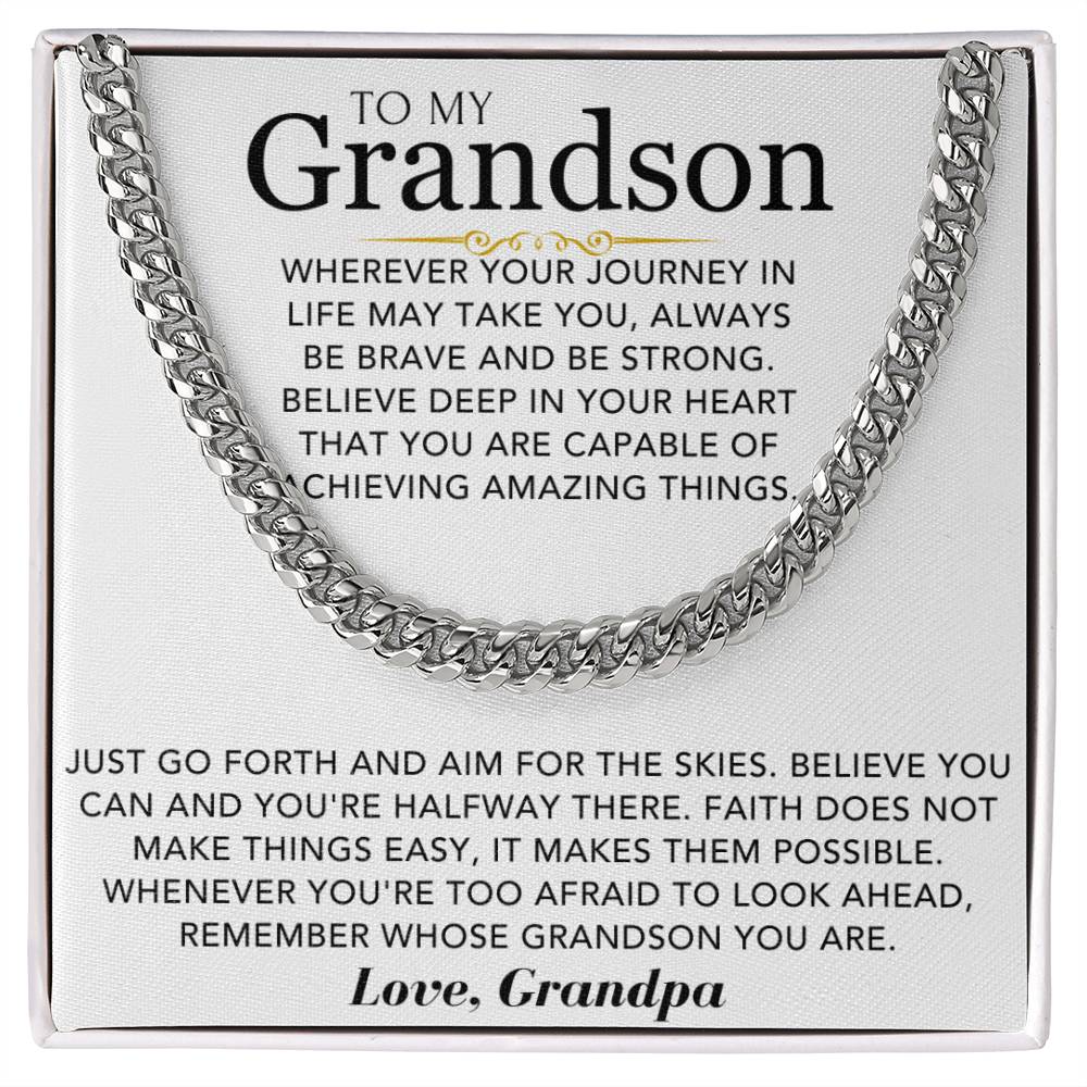 Chain - To My Grandson, Love Grandpa