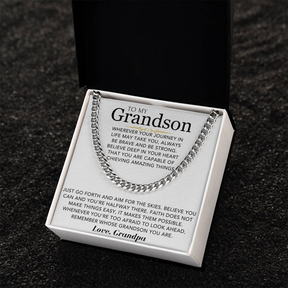 Chain - To My Grandson, Love Grandpa