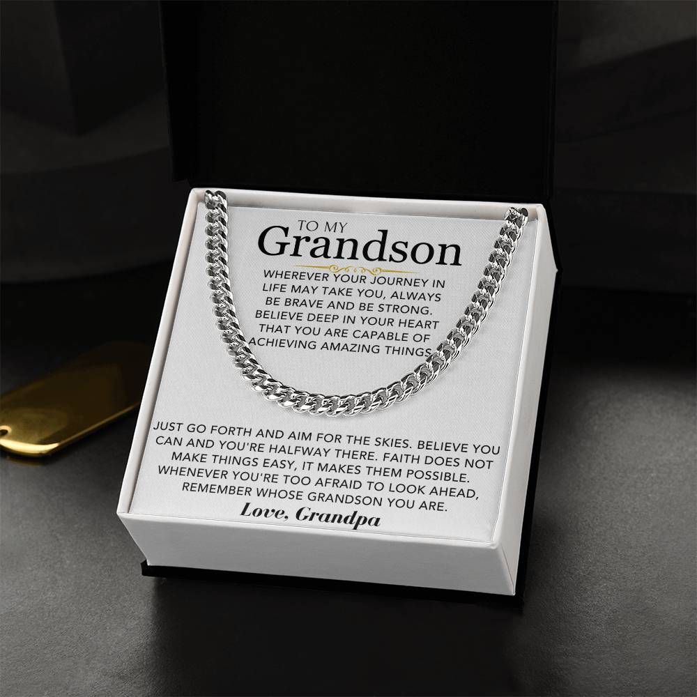 Chain - To My Grandson, Love Grandpa