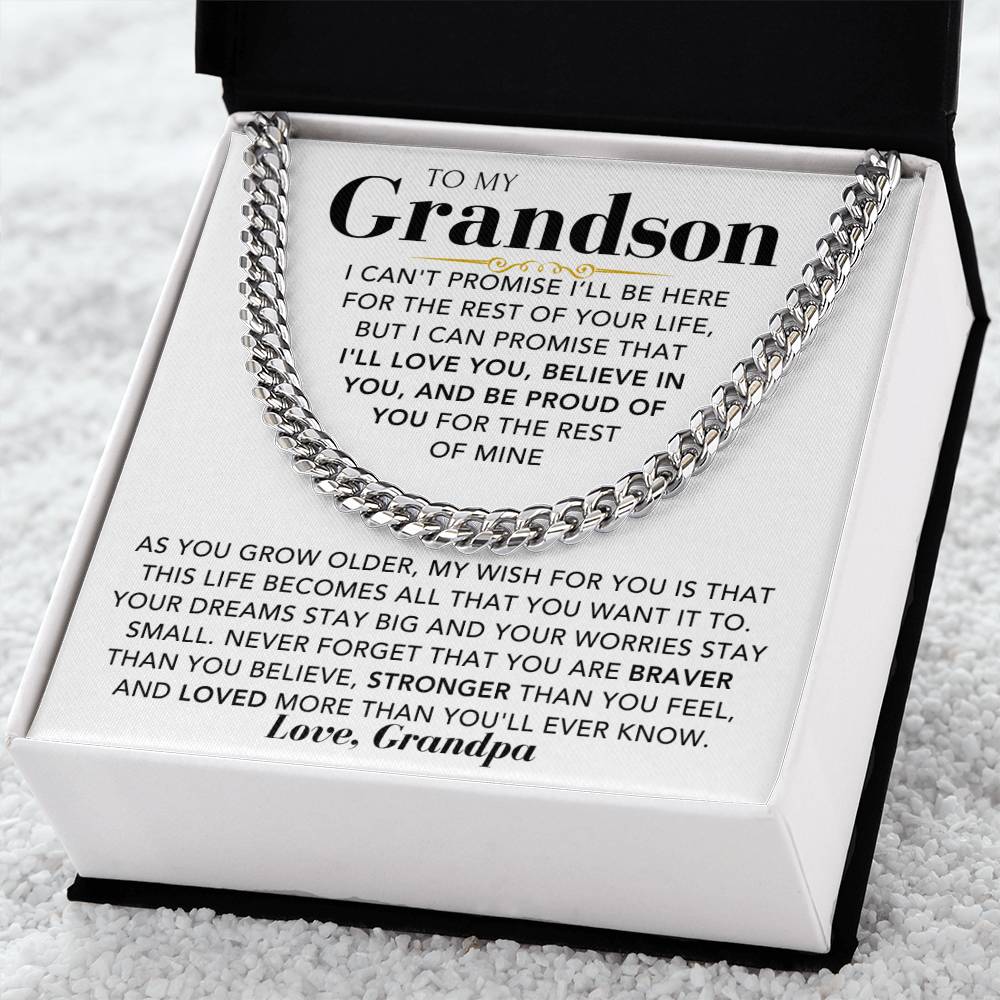 Chain - To My Grandson, Love Grandpa