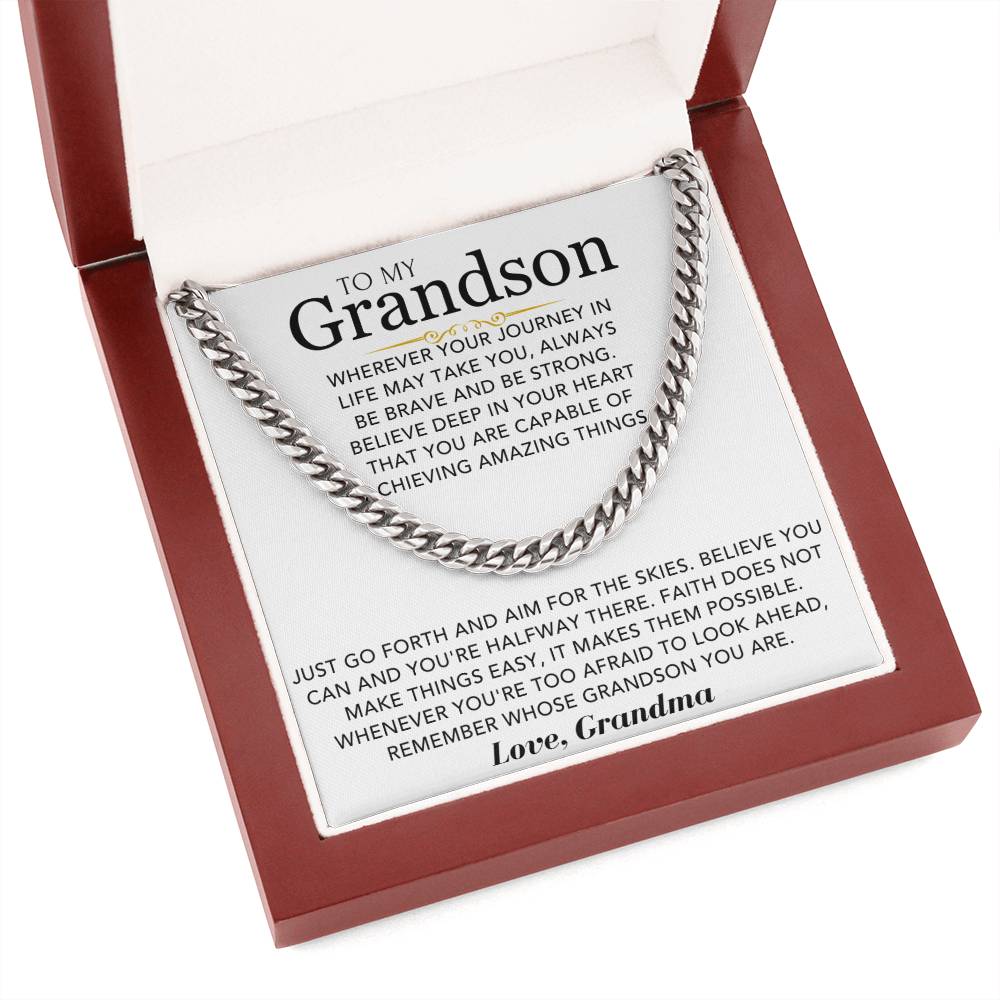 Chain - To My Grandson, Love Grandma