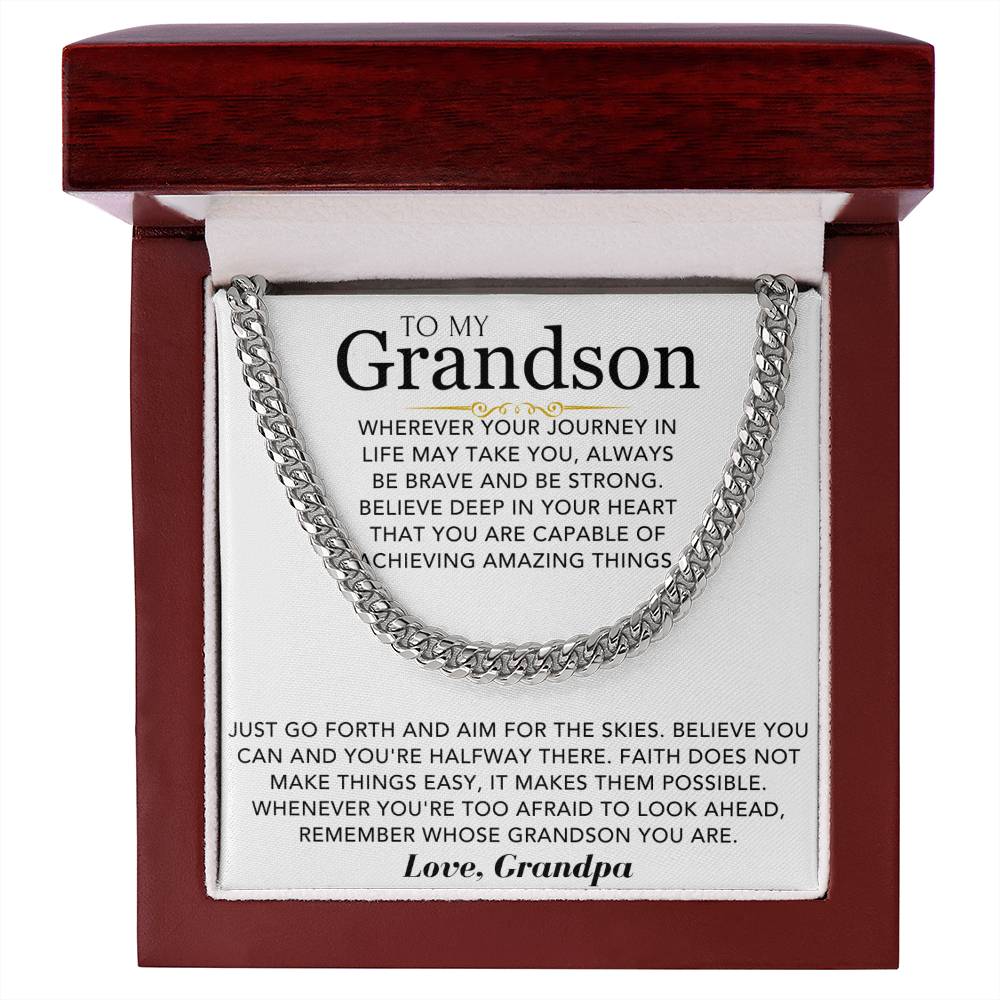 Chain - To My Grandson, Love Grandpa