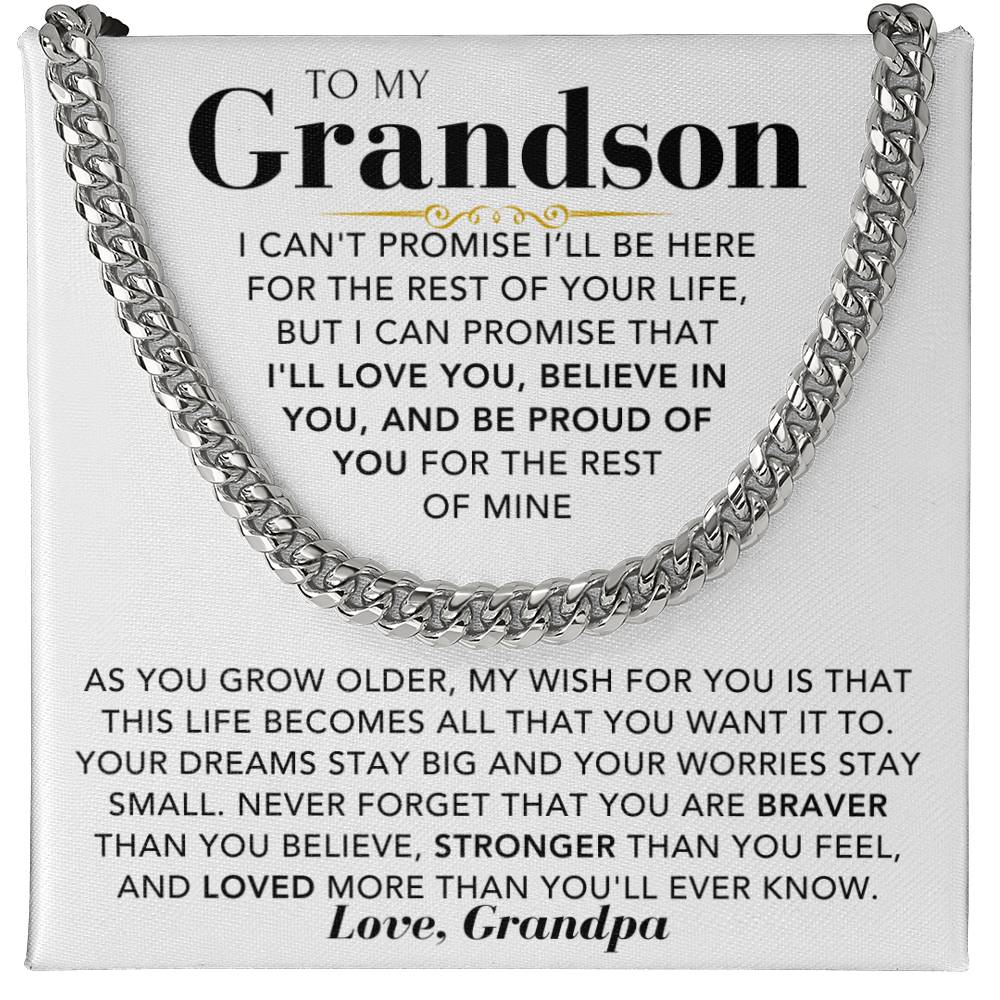 Chain - To My Grandson, Love Grandpa