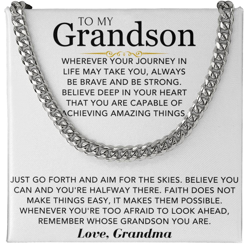 Chain - To My Grandson, Love Grandma