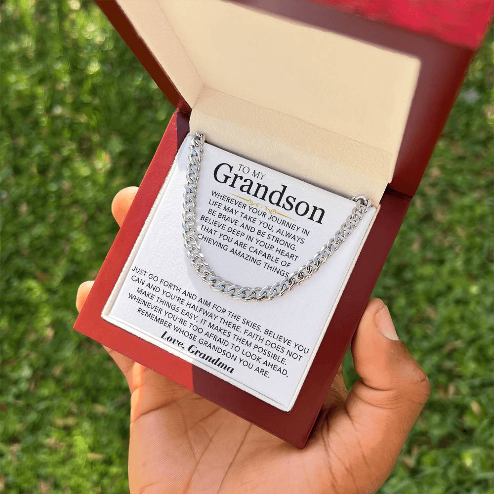 Chain - To My Grandson, Love Grandma