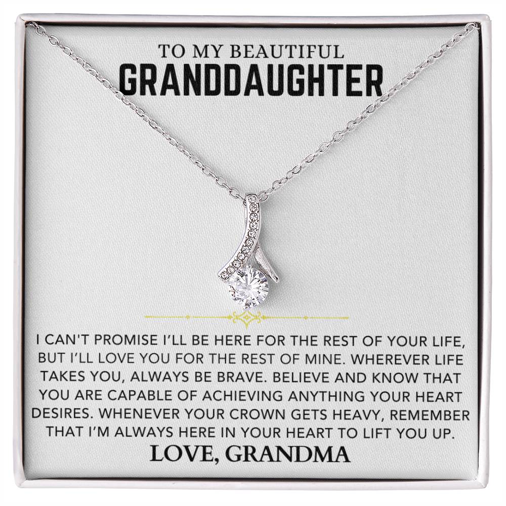 Infinite Love Necklace - To My Granddaughter, Love Grandma