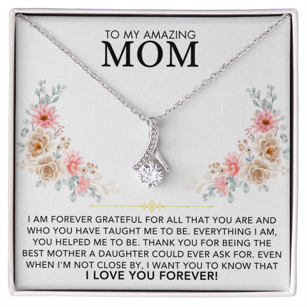 Infinite Love Necklace - To My Amazing Mom, Love Daughter