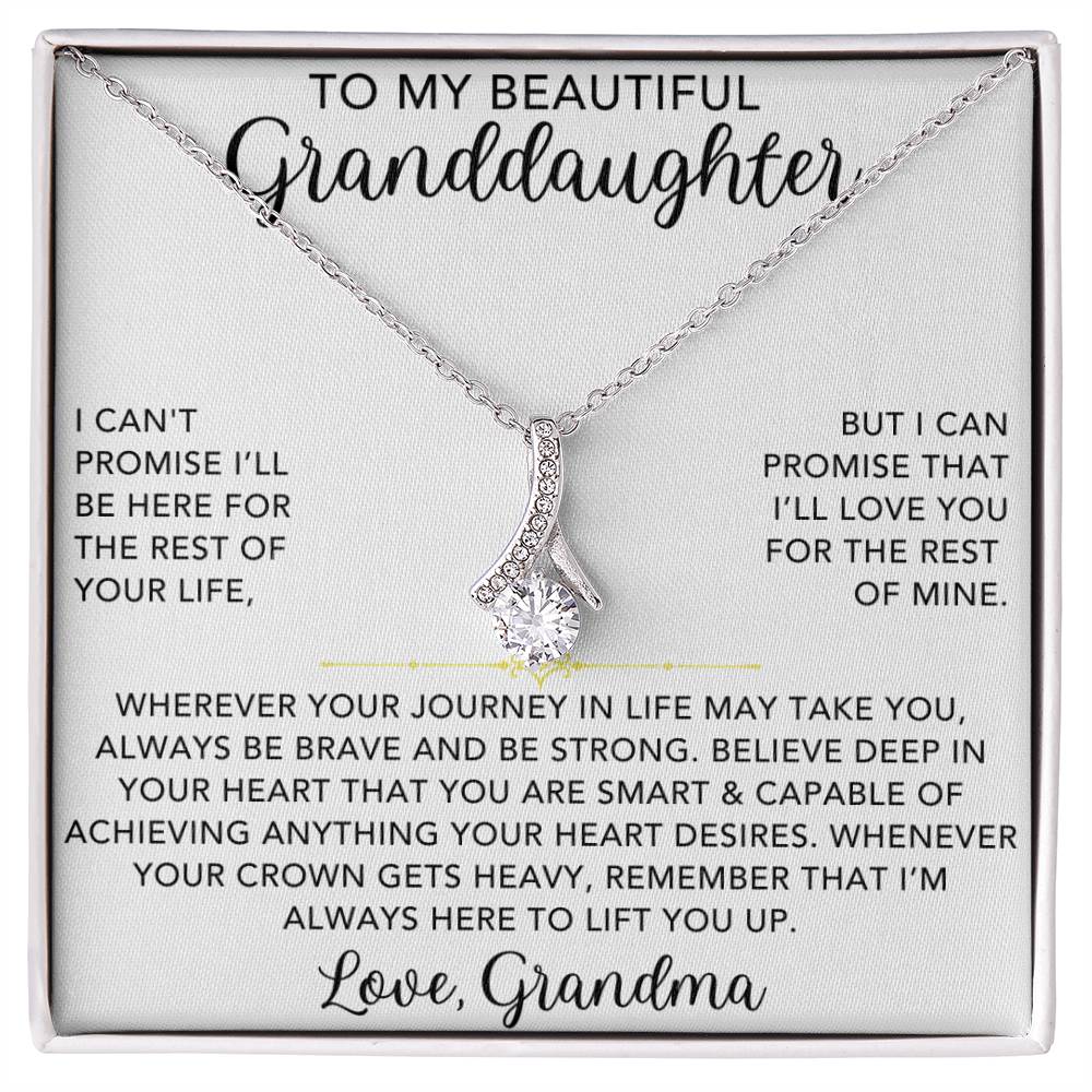 Infinite Love Necklace - To My Granddaughter, Love Grandma