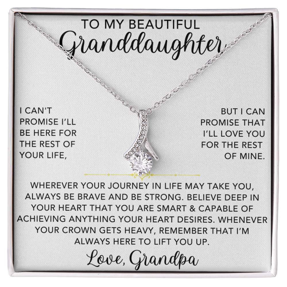 Infinite Love Necklace - To My Granddaughter, Love Grandpa