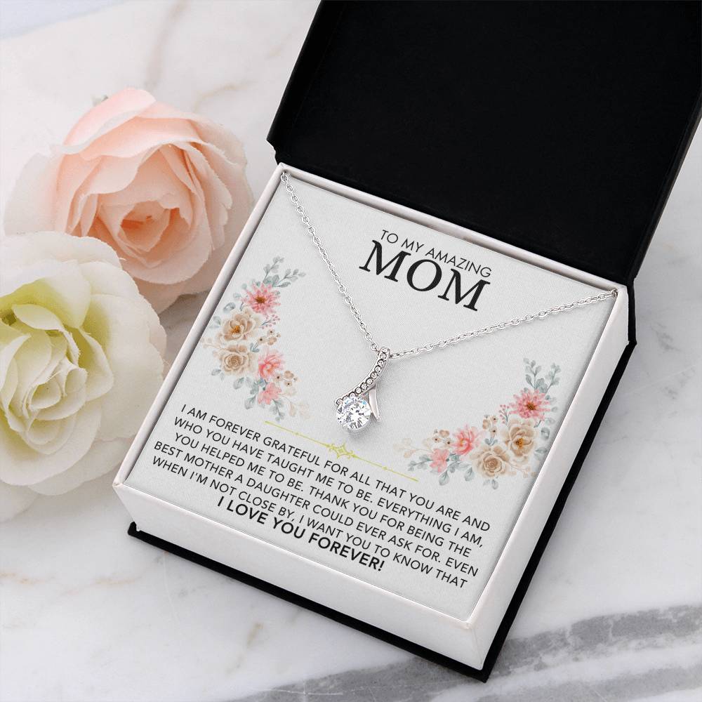 Infinite Love Necklace - To My Amazing Mom, Love Daughter