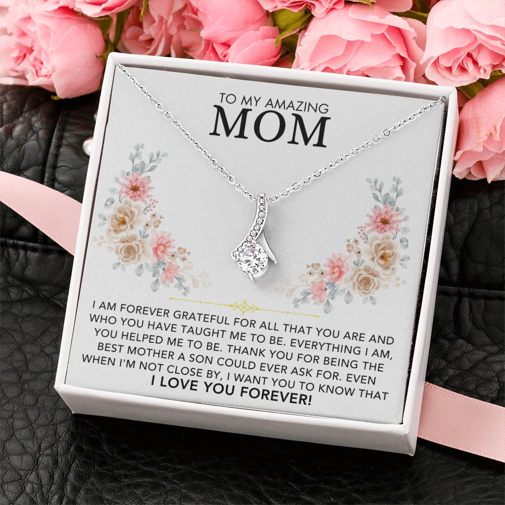 Infinite Love Necklace - To My Amazing Mom, Love Son