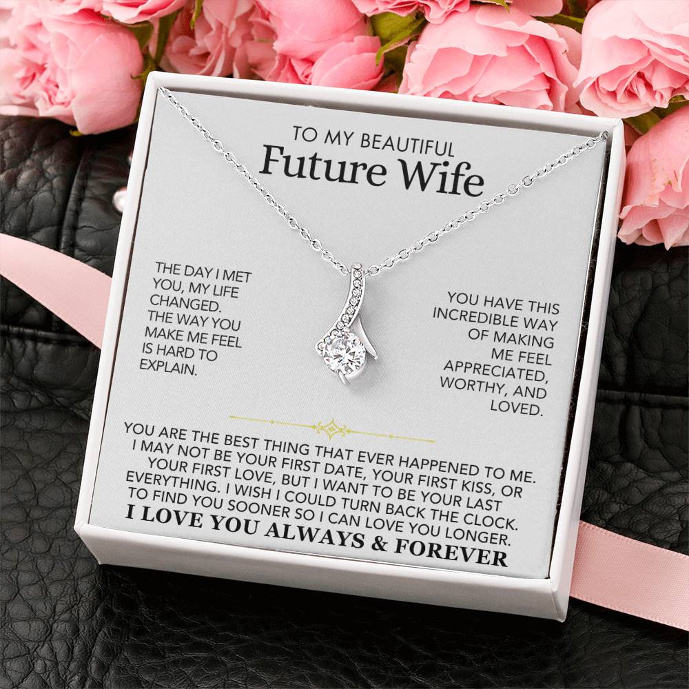 Infinite Love Necklace - To My Beautiful Future Wife