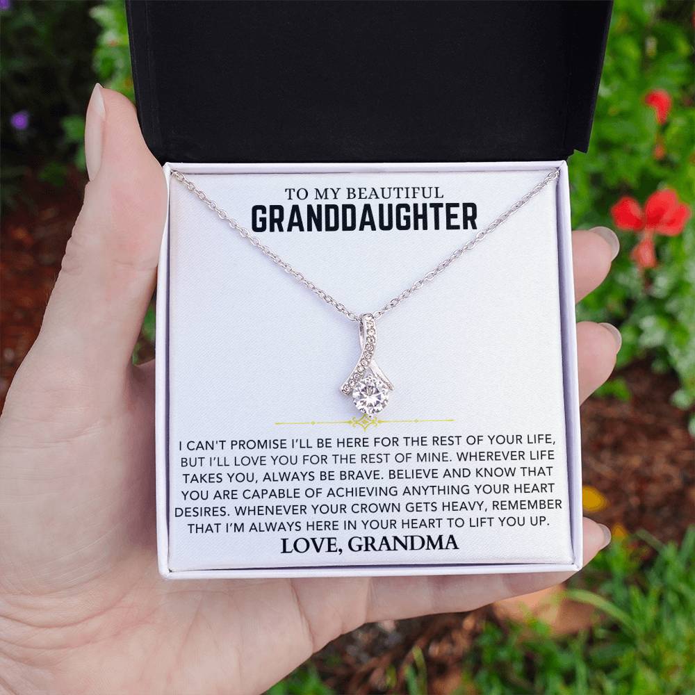 Infinite Love Necklace - To My Granddaughter, Love Grandma