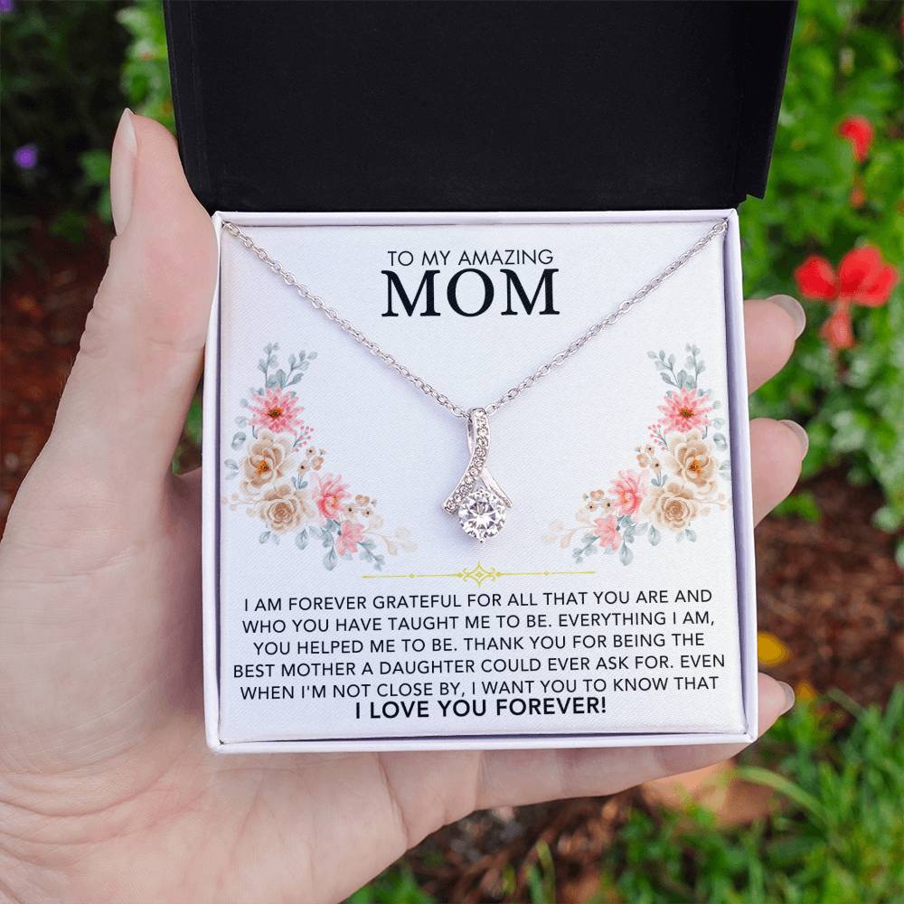 Infinite Love Necklace - To My Amazing Mom, Love Daughter