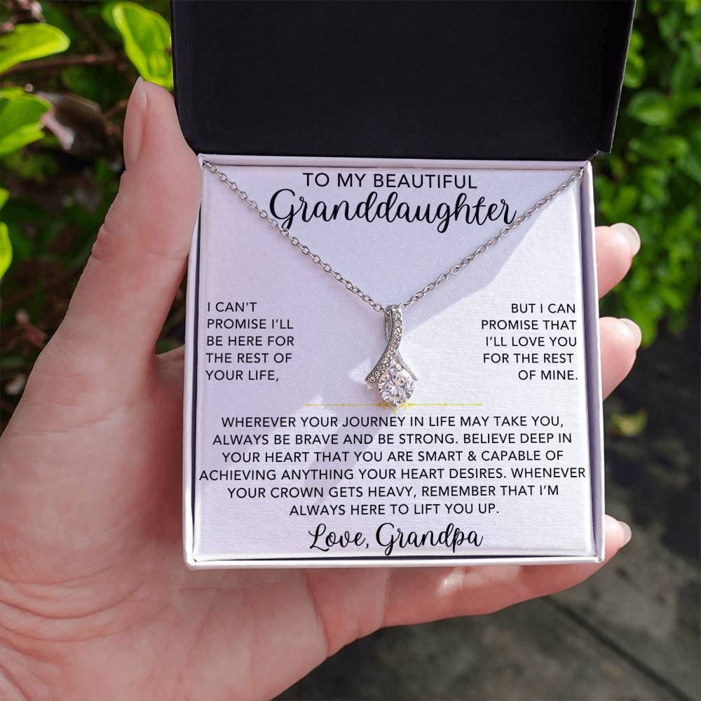 Infinite Love Necklace - To My Granddaughter, Love Grandpa