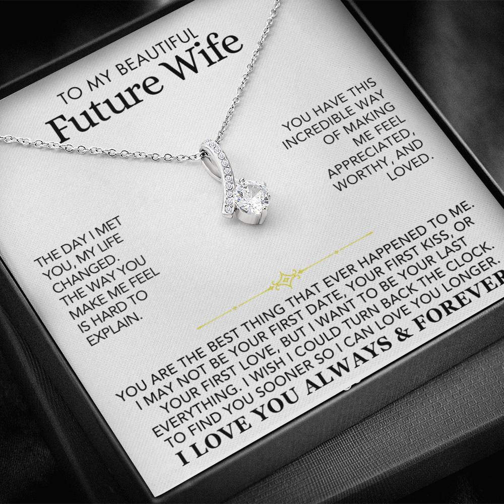 Infinite Love Necklace - To My Beautiful Future Wife