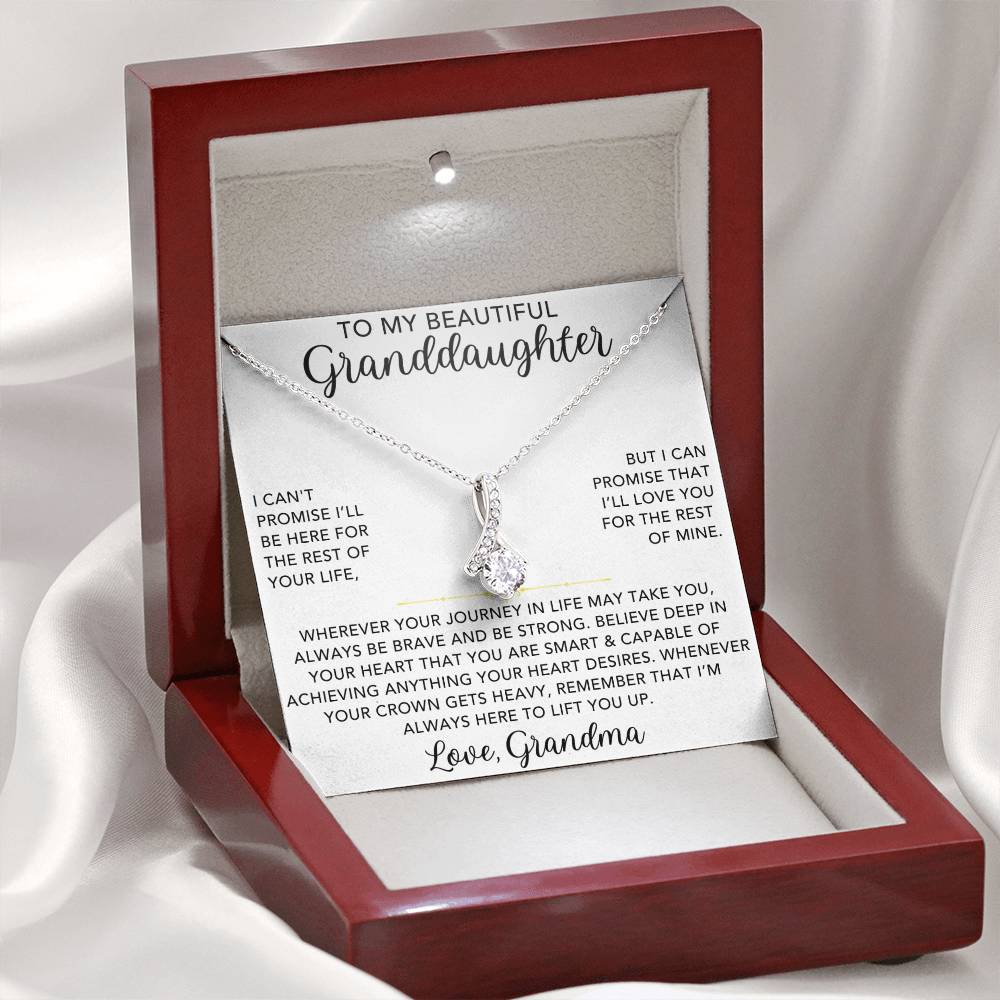 Infinite Love Necklace - To My Granddaughter, Love Grandma