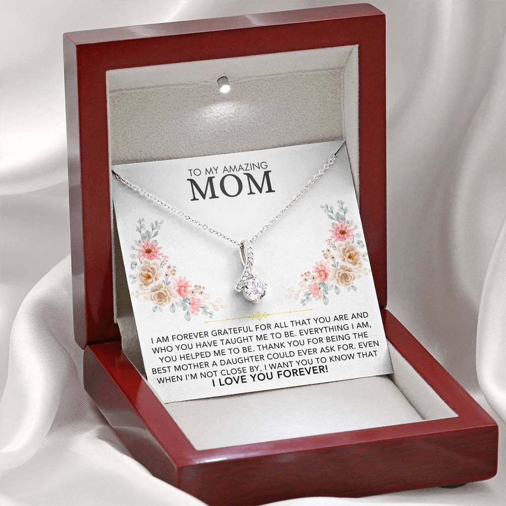 Infinite Love Necklace - To My Amazing Mom, Love Daughter