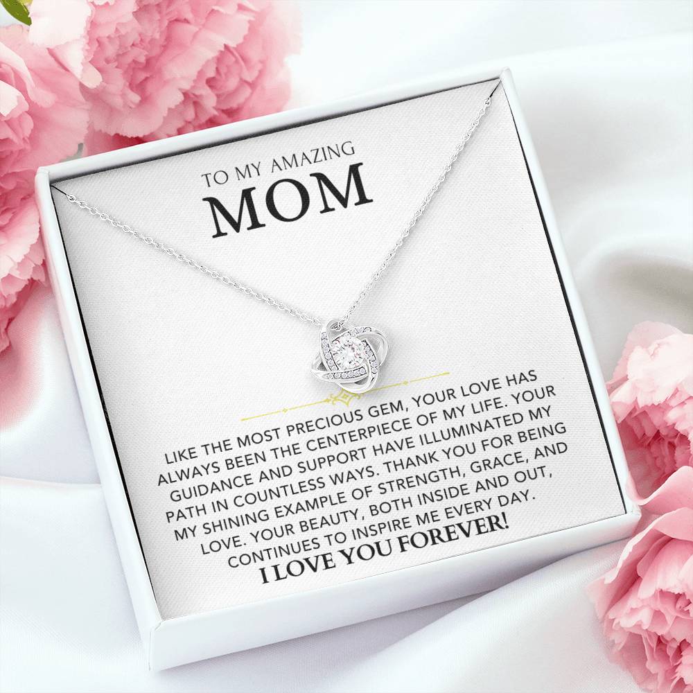 Love Knot Necklace - To My Amazing Mom