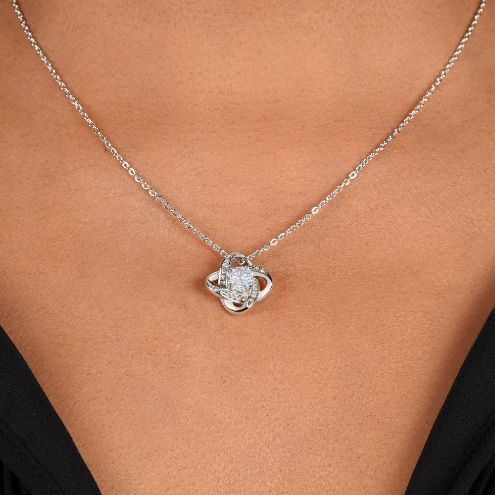 To My Girlfriend - Love Knot Necklace