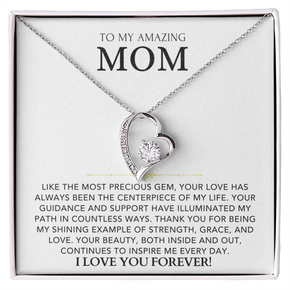 Heart Necklace - To My Amazing Mom