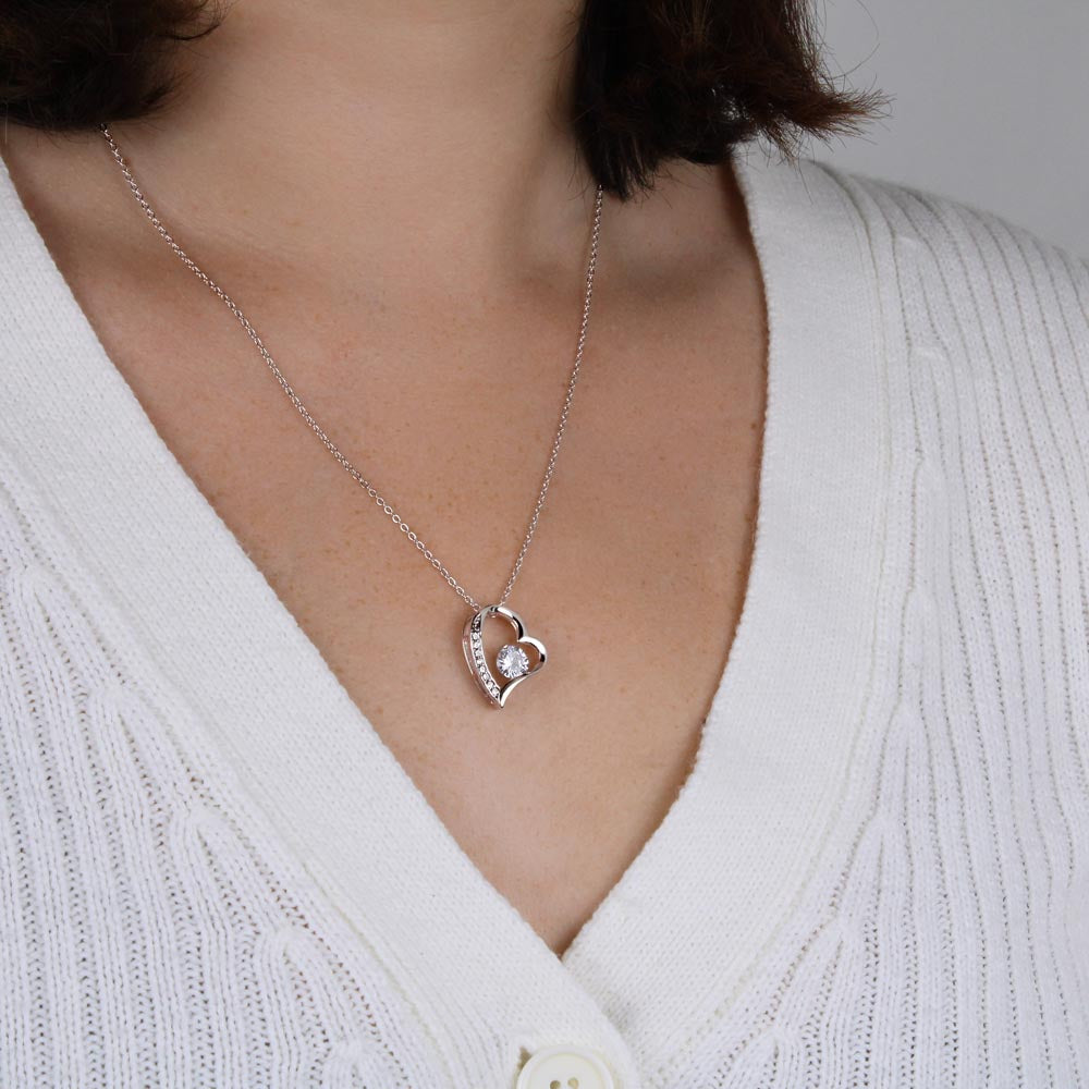 Heart Necklace - To My Amazing Mom, Love Son