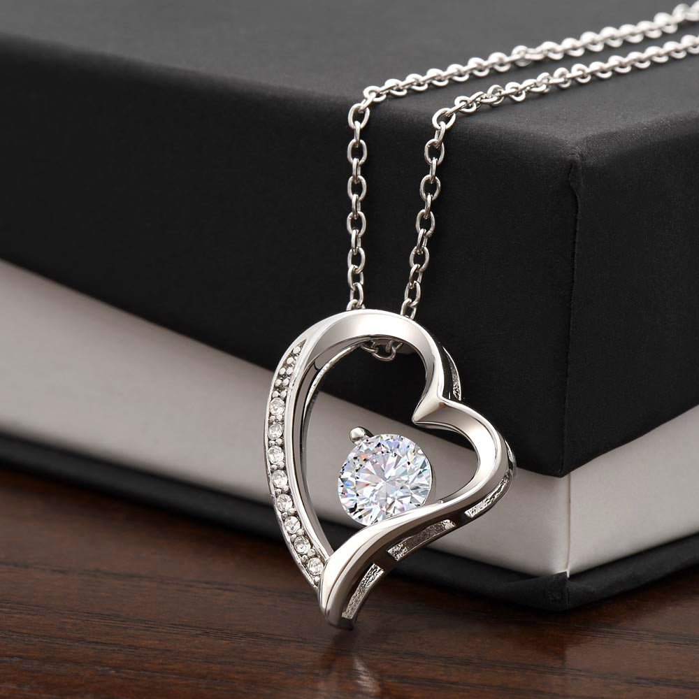 Heart Necklace - To My Granddaughter, Love Grandma