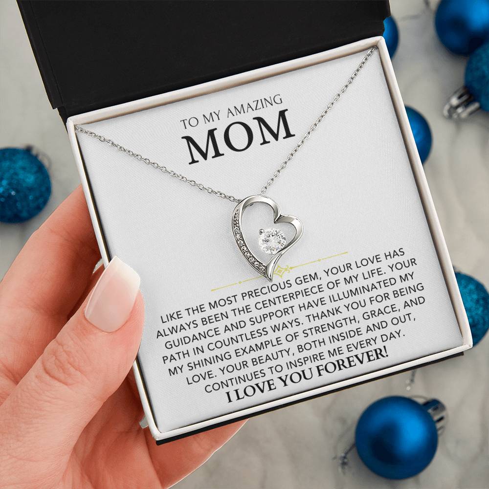 Heart Necklace - To My Amazing Mom