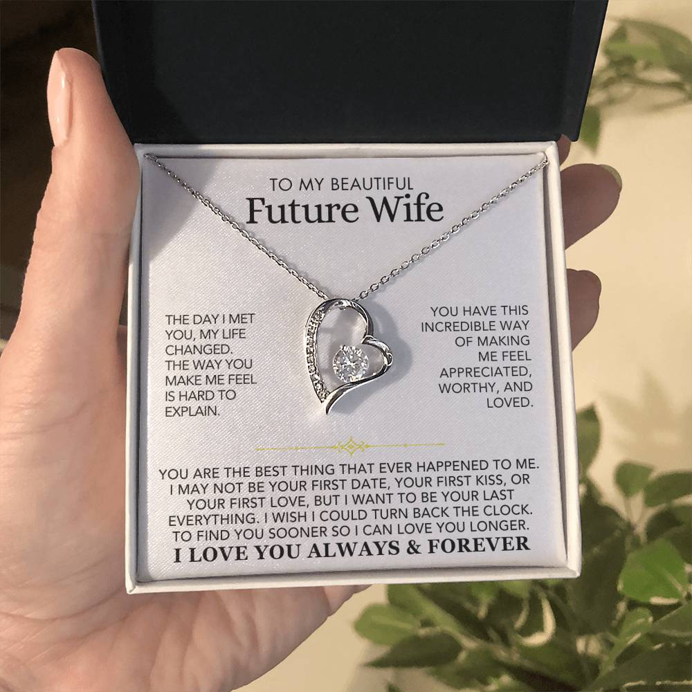 Heart Necklace - To My Future Wife