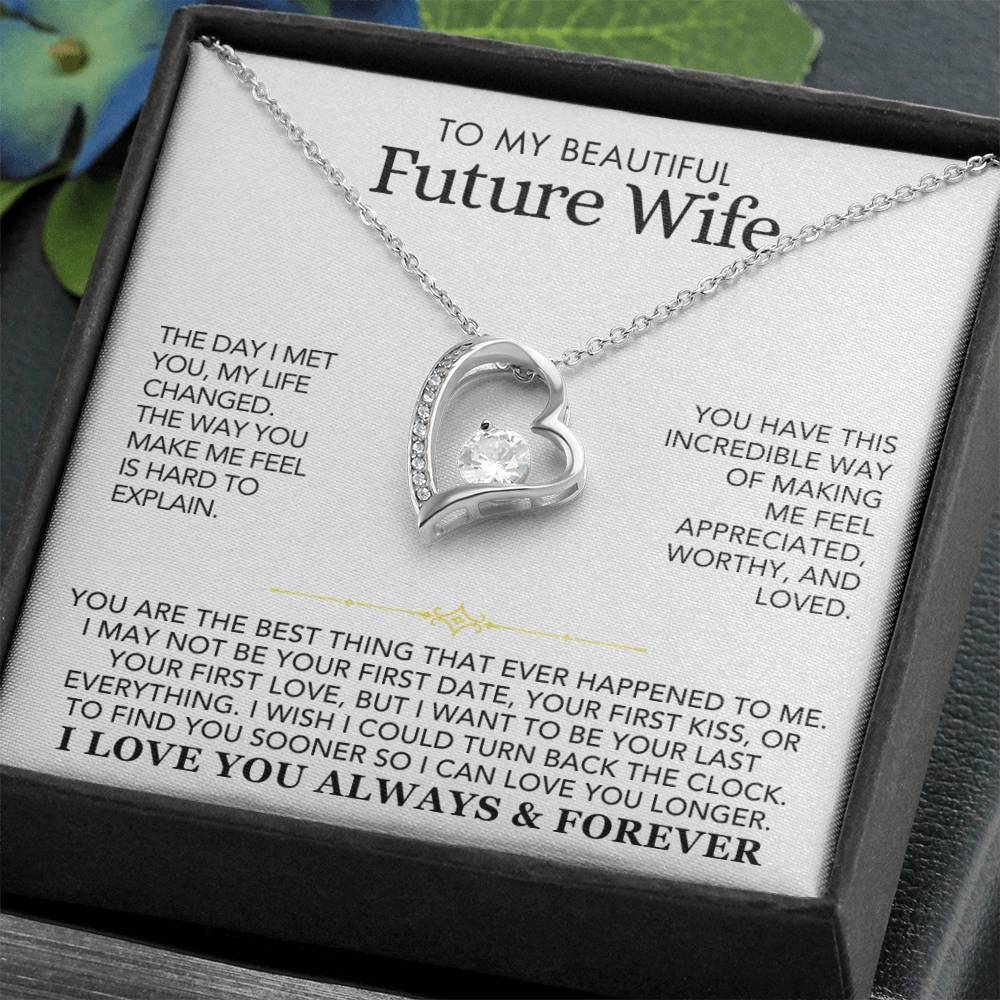 Heart Necklace - To My Future Wife