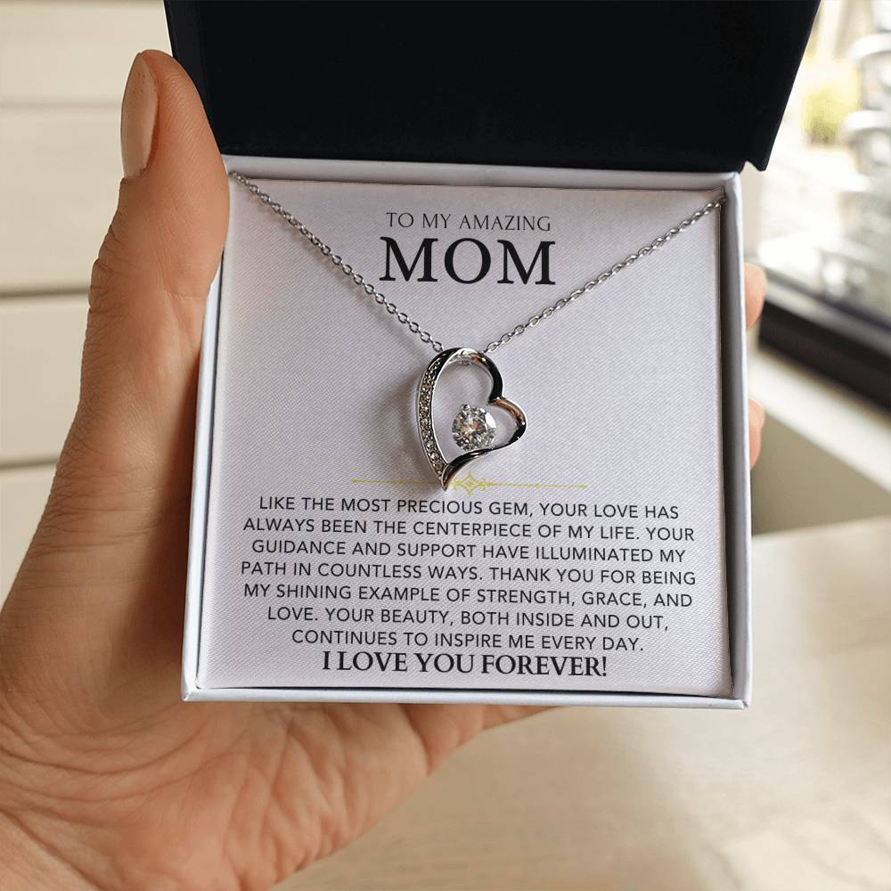 Heart Necklace - To My Amazing Mom